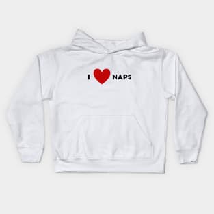 I Heart Naps Kids Hoodie